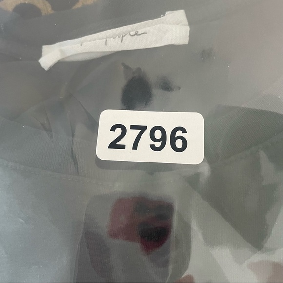 Daydreamer Rolling Stones Flocked Leopard Tongue Tour Tee 22796 - Picture 9 of 9